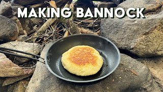 How to Make Bannock on a Canoe Trip  Bread in the Backcountry [upl. by Sauder]