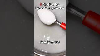 homemade rice milk for glass skin rice water for face DIY rice pack skincareshorts [upl. by Yengac968]