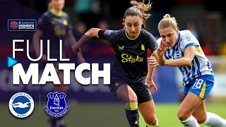 Full Match Brighton amp Hove Albion v Everton  Barclays WSL 202425 [upl. by Olympie]