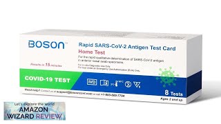 Rapid SARSCoV2 Antigen Test Card 1 Pack 8 Tests Total FDA EUA Review [upl. by Sidoeht]