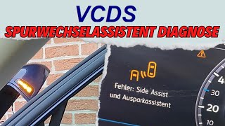 Fehler C11F3 Spurwechselassistent Warnleuchte  SWA Side Assist  VW Audi  VCDS Diagnose [upl. by Dray]