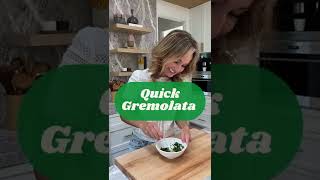 Gremolata Zesty Italian Herb Sauce  Giada De Laurentiis [upl. by Hartley]