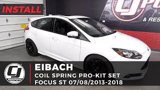 Focus ST Install Set of Eibach ProKit Coil Springs [upl. by Kelsey202]