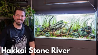 Neues Aquarium Projekt Hakkai Stone River inspiriert von Takashi Amano [upl. by Iolenta66]