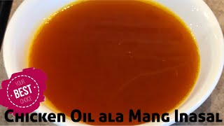 HOW TO MAKE MANG INASAL CHICKEN OIL  CHICKEN OIL  Falcon Kitchen [upl. by Peckham]