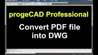 Inserting PDF in AutoCAD  How to Convert PDF into AutoCAD file [upl. by Assisi]