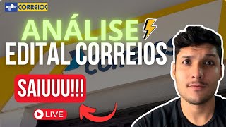 Edital CORREIOS  Perfil da Banca Dicas Análise de Edital e mais 🚨 [upl. by Infeld]