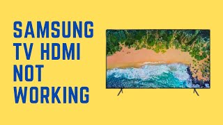 How To Fix Samsung TV HDMI Not Working IN Minutes [upl. by Desai]