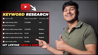 How To Do Keyword Research For YouTube Videos 2024 UPDATED  YouTube Keyword Research HINDI [upl. by Laurinda]