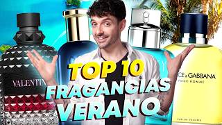 TOP 10 Fragancias Hombre Verano y Para El Calor 2024 [upl. by Lough]