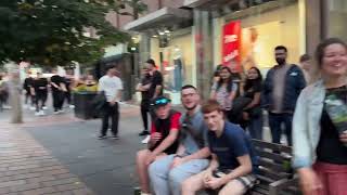 Glasgow busking turned into a street party❤️🏴󠁧󠁢󠁳󠁣󠁴󠁿 [upl. by Drofdarb]