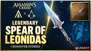 Legendary Spear of Leonidas In Assassins Creed Valhalla  FREE Crossover Weapon [upl. by Candis]