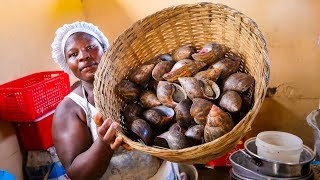 The Ultimate GHANA STREET FOOD TOUR  Jamestown WEST AFRICAN FOOD in Accra Ghana [upl. by Arual613]