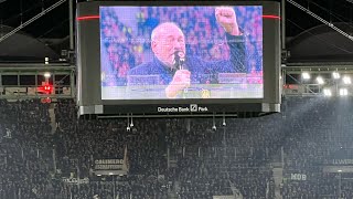 Emotionaler Abschied von Eintracht Frankfurt Präsident Peter Fischer [upl. by Raamaj]