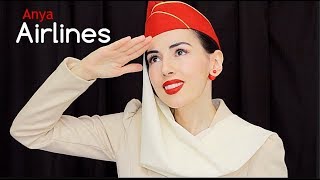 ASMR Sleep Aviation ✈️ Flight Attendant  ASMR Airlines [upl. by Barbour]