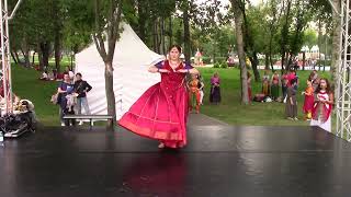 Guru Vandana  Taal Teental  Kathak  Classical Dance  Ekaterina Kostromova  Group Gangotri [upl. by Adeys]