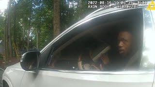 Bodycam Music producer quotMetro Boominquot gets pulled over after speeding past cop full traffic stop [upl. by Yevad733]