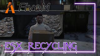 FiveMESX FREE Recycling Script OUTDATED  Installations Guide Deutsch  GTA RP [upl. by Yssirc]