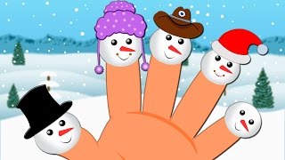 snowman finger family  finger family fong  nursery rhyme for kids amp toddlers [upl. by Fawcett]