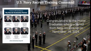 US Navy RTC Recruit Graduation November 14 2024 Award Winners 4K [upl. by Sherill]