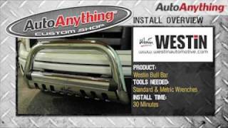 Install Westin Ultimate Bull Bar  AutoAnything HowTo [upl. by Ellenrahc]