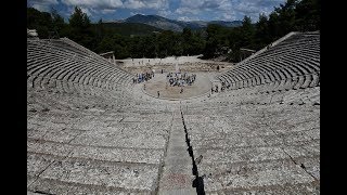 The Ancient Theater of Epidaurus Greece [upl. by Savitt]