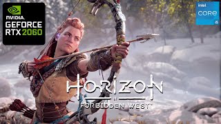 Horizon Forbidden West RTX 2060 FPS TEST  RTX 2060 amp i5 12400F Benchmark 1080p1440p4K [upl. by Brendon670]