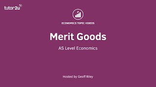 Merit Goods Explained I A Level and IB Economics [upl. by Glynn]