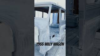 1955 Willy Wagon All metal work done bake on epoxy with kitty hair and seam sealed… [upl. by Anastasie]