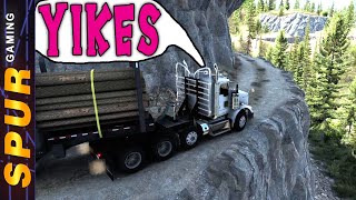 This Hidden Road Was INTENSE Logging in American Truck Simulator [upl. by Renata]