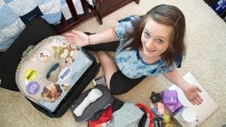 WHATS IN MY HOSPITAL BAG  Bumps Along the Way Pregnancy Vlog [upl. by Eneleuqcaj597]