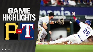 Pirates vs Rangers Game Highlights 81924  MLB Highlights [upl. by Metcalf]