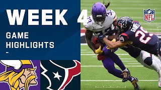 Vikings vs Texans Week 4 Highlights  NFL 2020 [upl. by Yrmac]