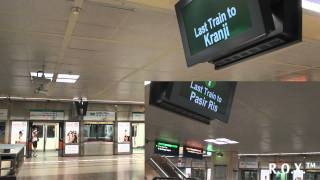 SMRT Last trains departs without waiting for passengers MULTIPLEANGLE [upl. by Tymon]