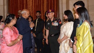 President Kovind graced the reunion of AidesdeCamp to the President of India at Rashtrapati Bhavan [upl. by Notffilc]