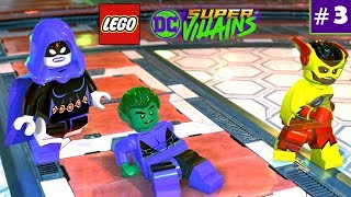 LEGO DC Super Villains 3 LUTEI CONTRA O MUTANO RAVENA E KID FLASH DOS JOVENS TITAS Dublado Portuguê [upl. by Marla]