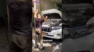 Car wash scene abroad the speed is too fast 车wash  magical scene  gonzo [upl. by Saltsman]