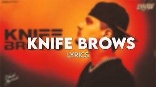 Knife brows  visualizer  Dhanda Nyoliwala  lyrical music video [upl. by Nanette562]