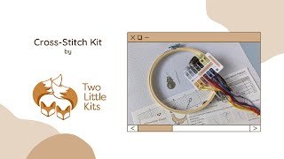 CrossStitch Physical Kit  quotFloss Dailyquot  Demo [upl. by Fifi]