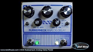 DOD Rubberneck Analog Delay Pedal [upl. by Ednihek]