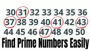 Quick tip to see if a number is prime [upl. by Drarej]