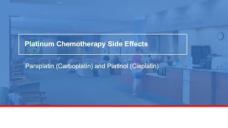 Platinum chemotherapy side effects [upl. by Ahsap33]