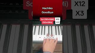 Hachiko piano tutorial [upl. by Gurango]