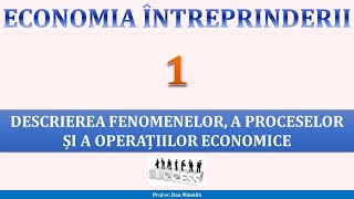 DESCRIEREA FENOMENELOR A PROCESELOR ȘI A OPERAȚIILOR ECONOMICE [upl. by Nedloh]