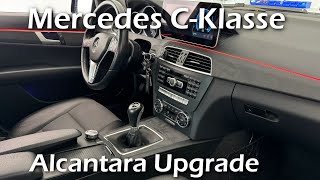 Mercedes CKlasse W204 Alcantara Upgrade [upl. by Dorolice]