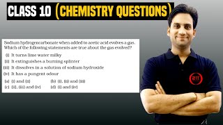 Sodium hydrogencarbonate when added to acetic acid evolves a gas Which of the following statements [upl. by Einnob]