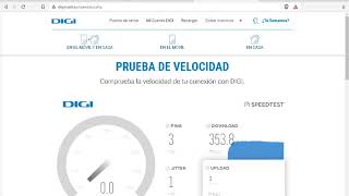 Digi Fibra 500 mb  Speed Test Spain [upl. by Eelyak]