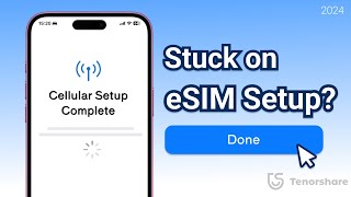 iPhone 16 Unable to Transfer Phone Number  eSIM Stuck on Cellular Setup Complete Fix it Now [upl. by Thompson370]