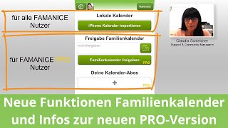 FAMANICE PRO inkl neue FamilienkalenderFunktionen [upl. by Convery81]