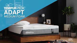 TempurPedic Adapt Medium Foam Mattress Expert Review [upl. by Leander]